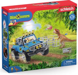 Geländewagen mit Dino-Außenposten