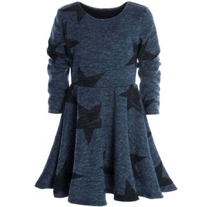 BEZLIT Mädchen Winter Kleid langarm Blau 98