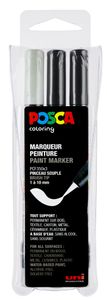 uni-ball Pigmentmarker POSCA PCF 350 3er Etui