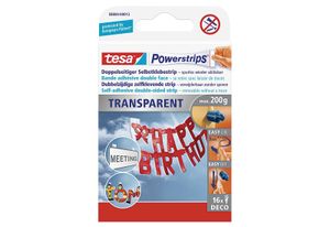 tesa Powerstrips DECO transparent Haltekraft: max. 0,2 kg 16 Stück