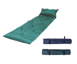 Trekkingmatte in Tragetasche selbstaufblasend Isomatte Campingmatte Matratze, Farbe:blau  6ec