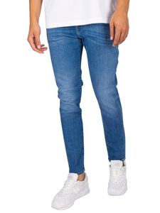 Diesel Herren Slim-Jeans von D-Strukt, Blau 32W x 34L