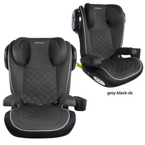 XOMAX A23 Auto Kindersitz mit ISOFIX (Gruppe II, III) 15 - 36 kg, Farbe:grey-black-sls