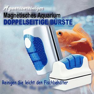 AQUARIUM CLEANER Scheibenreiniger Aquarium Algenmagnet Magnetreiniger schwimmend