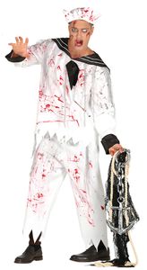 Matrosen Zombie Kostüm für Herren Gr. M - L , Größe:L