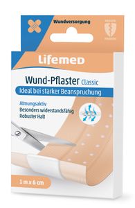 Lifemed Wund-Pflaster "Classic" hautfarben 1000 mm x 60 mm