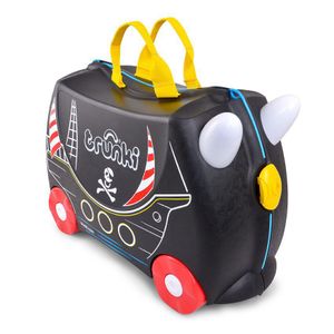 Dětský kufr Trunki Trolley, příruční zavazadlo pro děti Pedro Pirátská loď (černá)