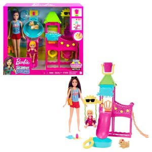 Mattel HKD80 - Barbie - Babysitter Spielset Wasserpark