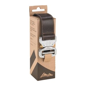 AustriAlpin Leather Belt COBRA® (38mm), Farbe:schwarz/azur, Größe:M (100cm)