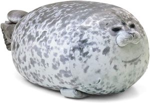 Cute Plush Seal Pillow, Robbe Kissen Plüschtier-Schlafkissenspielzeug, Seehund Kissen Mit Molliger Plüschfüllung