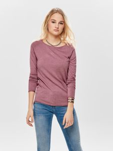 Długi wełniany sweter Slim Fit Sweter Rozciągliwy ONLBIAŁY | L