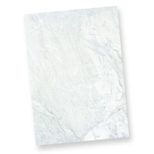 Briefbogen marmoriert grau-blau (500 Stück) Vordrucke Strukturpapier Granit Marmor, Motivpapier DIN A4 farbig, Geschenkidee, mit Word selbst bedruckbar