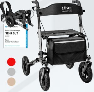 Lösch Reha Rollator TABAS Mobility AIR Silber