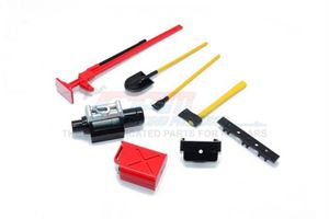 Gpm Scale Accessories: Plastic Tool Set For Crawlers -7Pc Set Gpmzsp008Oc