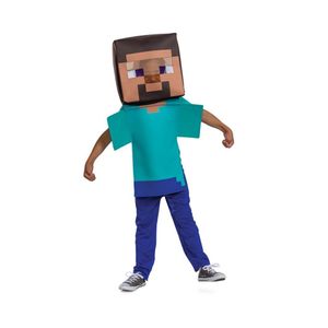Prevlek - Prispôsobiteľný kostým Minecraft - Steve (128 cm) (120759K)