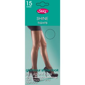 Dámské lesklé punčochové kalhoty Silky Shine LW259 (S) (bronzová)