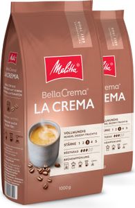 Melitta BellaCrema La Crema Kaffeebohnen, ungemahlen, für Vollautomaten, im Set Melitta BellaCrema La Crema Kaffeebohnen, ungemahlen, für Vollautomaten, im Set