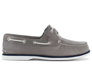 Timberland Classic Boat Shoes 2-Eye - Herren Bootsschuhe Leder Grau 0A418S-085 , Größe: EU 43 US 9
