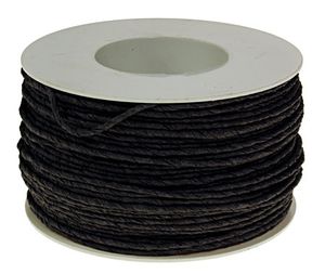 Papierdraht / 100m - Ø 2mm, Schwarz