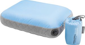 COCOON Air Core Pillow Ultralight blue/ grey - aufblasbares Reisekissen