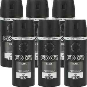 Axe Black 6 x 150 ml Deospray Deodorant Deo Spray Bodyspray Deodorant Spray Deo neues Design Set Axe Black 6 x 150 ml Deospray Deodorant Deo Spray Bodyspray Deodorant Spray Deo neues Design Set