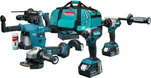 Makita DLX4155TX1, 8500 RPM, 12,5 cm, Bateria, 18 V
