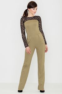 Lenitif Jumpsuit für Frauen Anghanna K324 olive L