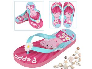 Peppa Pig Růžové dívčí žabky, bazénové žabky pro dívky 28-29 EU