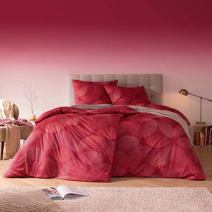Estella Ateliers Jersey- Bettwäsche-Garnitur Dora  Farbe magenta Größe 135x200 + 80x80