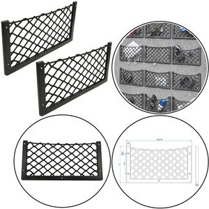 2x Ablagenetz Wohnmobil 302x169mm PKW Netz Ablage Gepäcknetz Anhänger Kofferraum