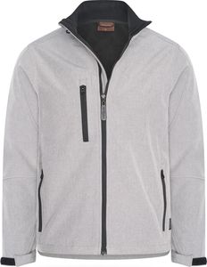 Cappuccino Italia Softshell Zip Jacket Grijs  Grau - Große XL