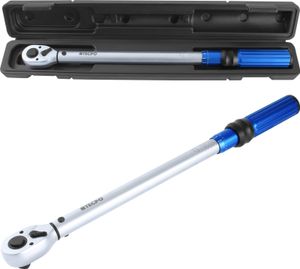 TECPO Drehmomentschlüssel | Abtrieb Außenvierkant 12,5 mm (1/2") | 40 - 220 Nm