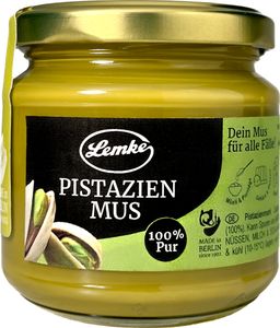 Lemke Pistazienmus 180g- Aus 100% blanchierten Pistazien