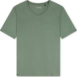 Schiesser schlaf-oberteil nachthemd sleepshirt T-Shirt - Mix + Relax khaki 48
