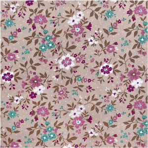 Viskose-Stoff Blumenmotive ab 1m x 145 cm Popeline Fahnentuch
