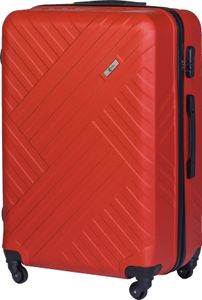 Xonic Design Reisekoffer - Hartschalen-Koffer mit 360° Leichtlauf-Rollen - hochwertiger Trolley mit Zahlenschloss in M-L-XL oder Set (Rot XL, groß)
