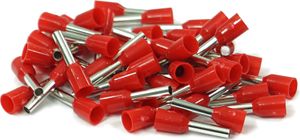 Aderendhülsen einzeln Querschnitt 1,5 mm² 8 mm Kabelhülsen 100 Stück isoliert