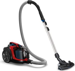 Philips PowerPro Expert Staubsauger ohne Beutel, einschließlich Zubehör, 99,9 % Staubaufnahme, 900 W, rot (FC9729/09)