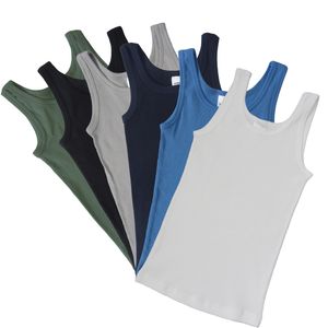 HERMKO 2800 Jungen Unterhemd aus 100% Baumwolle Knaben Tank Top, Farbe:grau, Größe:116