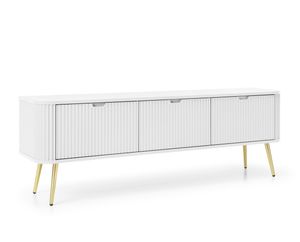 AX LIVING Kommode für TV Salvia RTV168 168cm Modern Funktional, Weiß