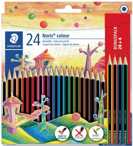 STAEDTLER Buntstift Noris Colour WOPEX 24er Kartonetui