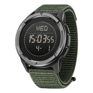 Digitale Sport-Smartwatch, ultraduennes Kohlefaserarmband, wasserdicht, Schrittzaehlerfunktion, Outdoor-GPS-Uhr