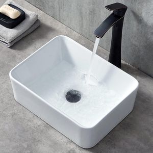 Mini Aufsatzwaschbecken Keramik für Badezimmer Waschtisch 40x30 cm Mini Aufsatzwaschbecken Keramik für Badezimmer Waschtisch 40x30 cm