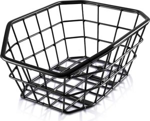 Büchel Fahrradkorb JUMBO hinten aus hochwertigem Aluminium mit verstärkten Kanten I Fahrrad Korb für hinten inkl. Befestigungsmaterial | Fahrradkorb hinten groß I Schultaschen Korb