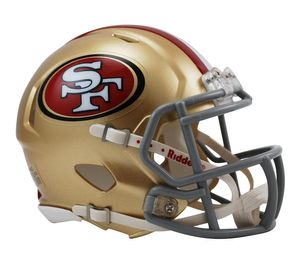 Riddell Mini Football Helm - NFL Speed San Francisco 49ers