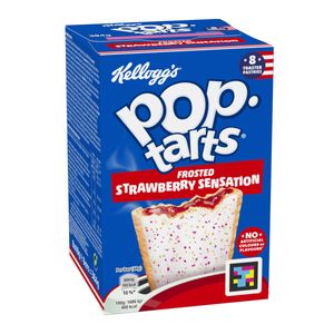 Kellogg's Frosted Pop Tarts Strawberry 8x48g Gebäck Packung 384g