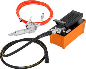 SucceBuy 10000 PSI hydraulické vzduchové nožní čerpadlo s hadicí, nožní hydraulické zvedací čerpadlo pro beranidlo, těžké hydraulické čerpadlo SucceBuy 10000 PSI hydraulické vzduchové nožní čerpadlo s hadicí, nožní hydraulické zvedací čerpadlo pro beranidlo, těžké hydraulické čerpadlo