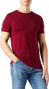 Tommy Hilfiger Herren Stretch Slim Fit T-Shirt, rot M