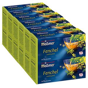 Meßmer Fenchel Kräutertee fein aromatisch 25 Teebeutel 75g 12er Pack