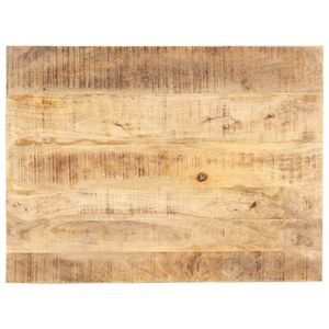 Best Möbel, Neu Tischplatte Massivholz Mango 15-16 mm 90x60 cm 【Hohe Qualität】